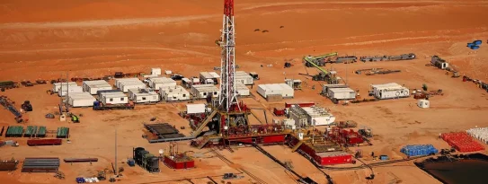 Industrial landscape photograph for market analysis